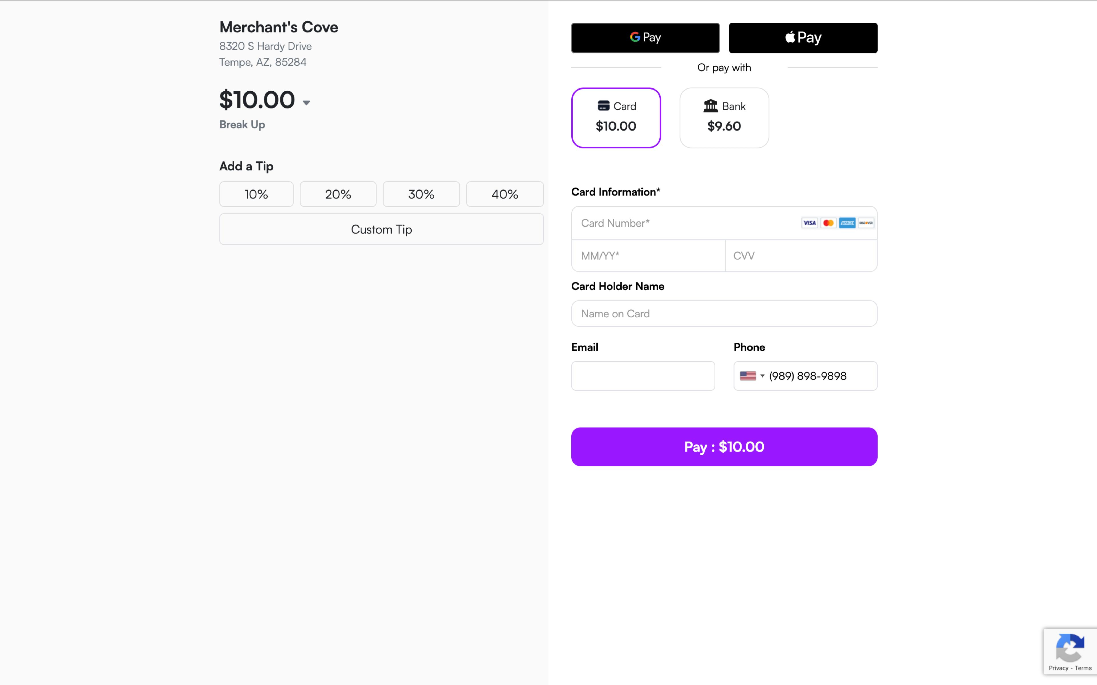 iPOSpays Redirect Page Payment